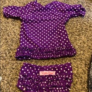 NWT darling ruffle butts two piece swim!